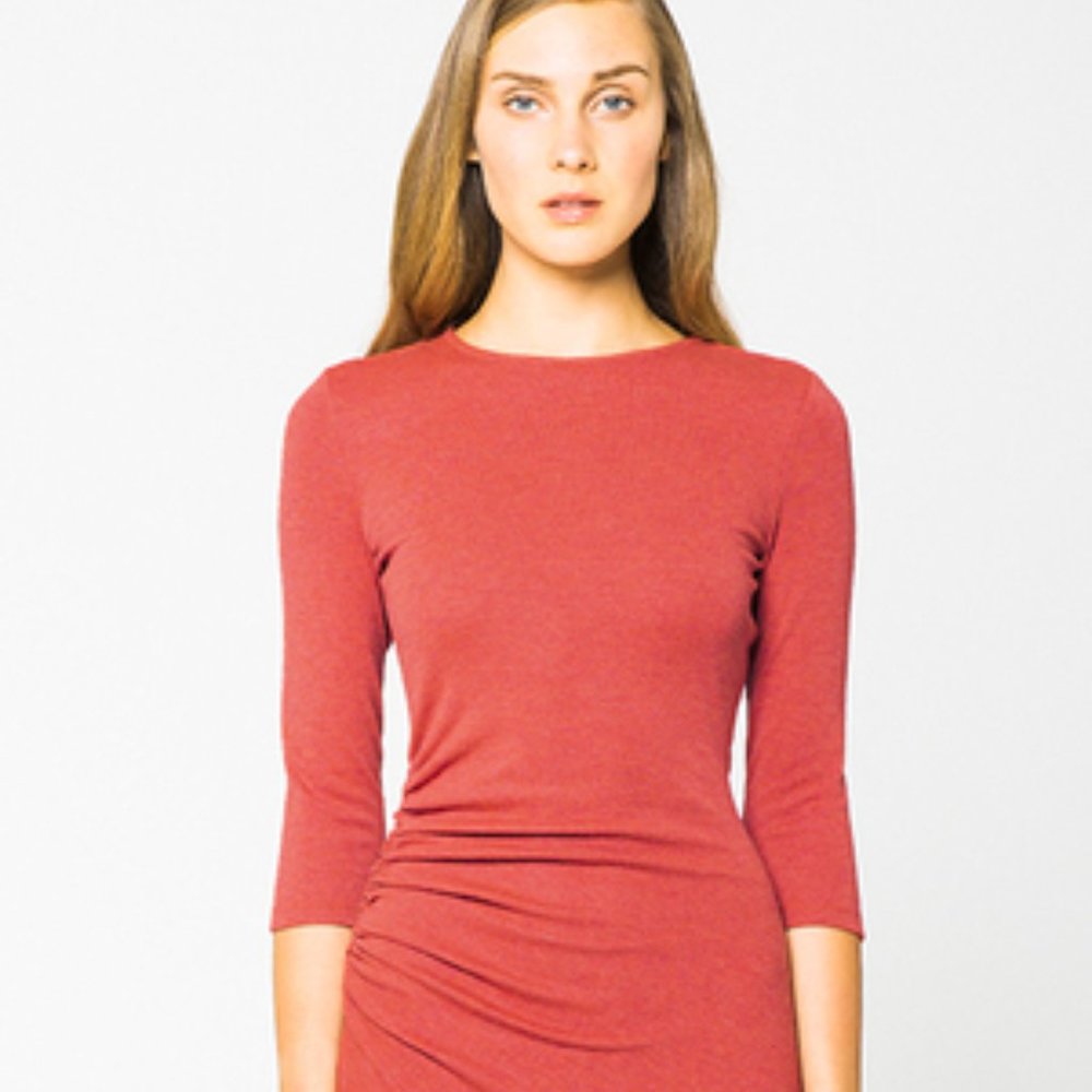 Obakki 3/4 Sleeve Stretch Viscose Dress- Size L